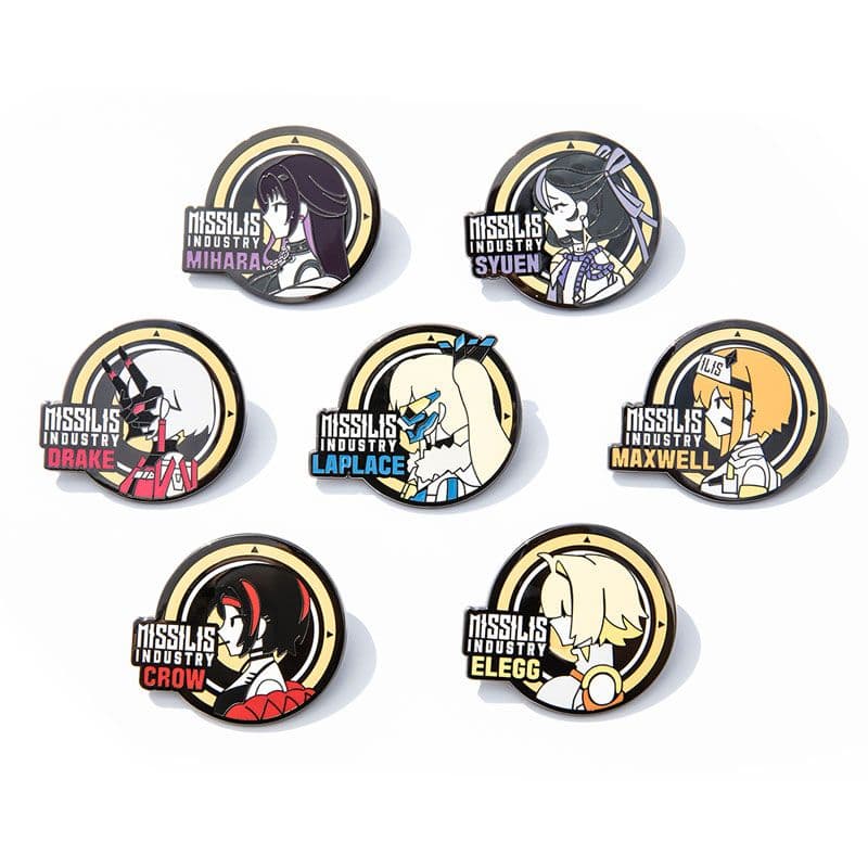 勝利の女神：NIKKE トレーディングメタルバッジ - MISSILIS クロウ