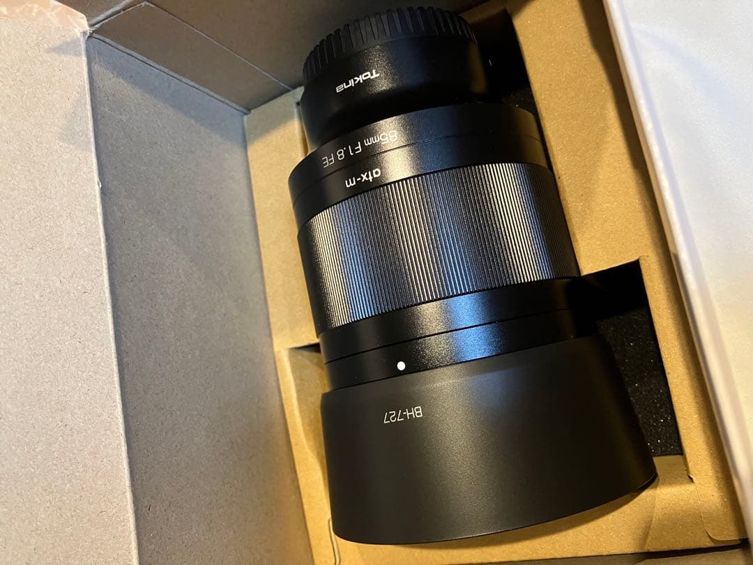 トキナTokina atx-m 85mm F1.8 FE レンズ　プラス　極美品