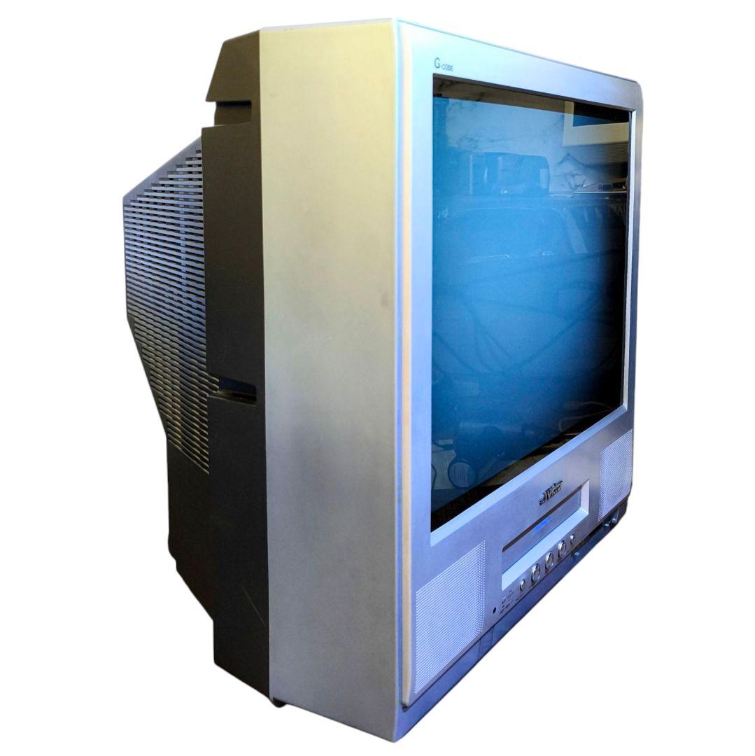 【昭和レトロ】ビクター 21型フラットステレオテレビデオ　AV-21VR1型