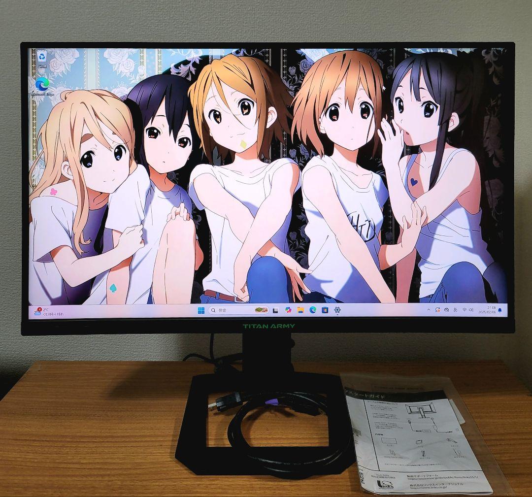 超美品　量子ドットMini LED搭載240Hz 27型モニター　P275MS