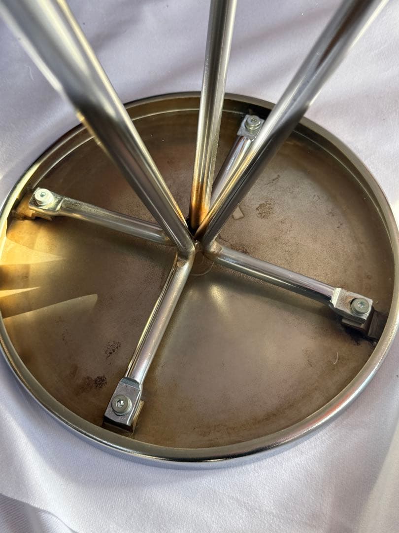 （ひめプリン） Stainless Triangle Stool