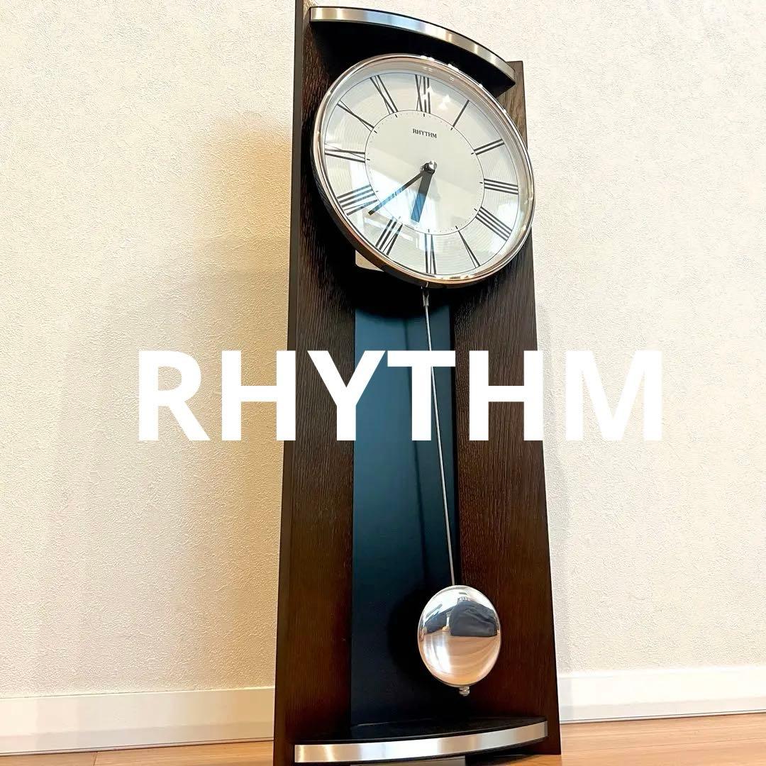 美品　RHYTHM リズム　モダンライフM05 クオーツ　振り子時計　廃番