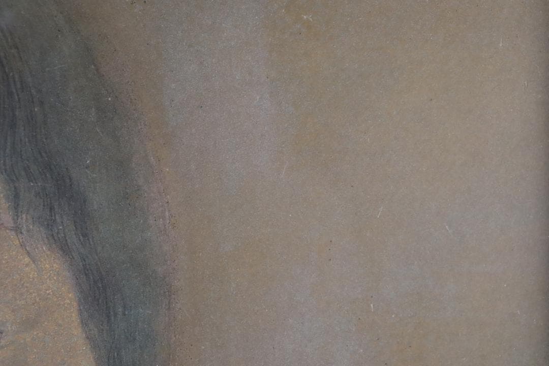 真作保証 堀泰明 「童暦」 日本画10号 共シール タトウ箱付 日展人気作家