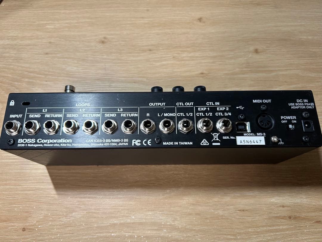 BOSS MS3 マルチエフェクトスイッチャー
