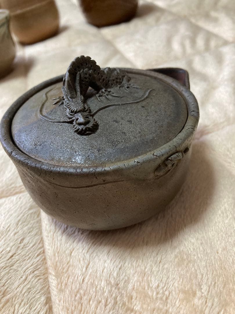 鈴*木様 【セット】備前焼　宝瓶　急須　湯冷し　湯呑み　煎茶道具　南部鉄器急須