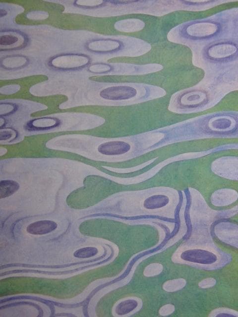 福田平八郎、【水】、希少な画集画、新品高級額・額装付、状態良好