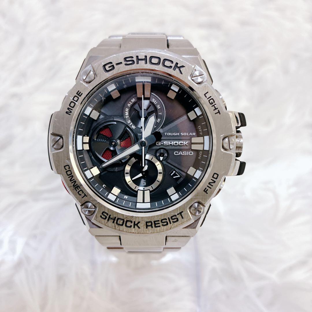 極美品 CASIO G-SHOCK GST-B100 Bluetooth