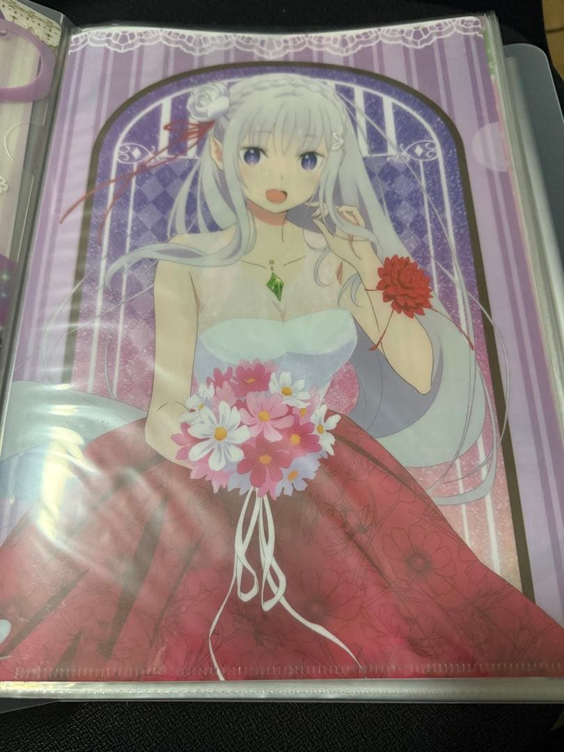 リゼロ　エミリア　誕生日　クリアファイルセット