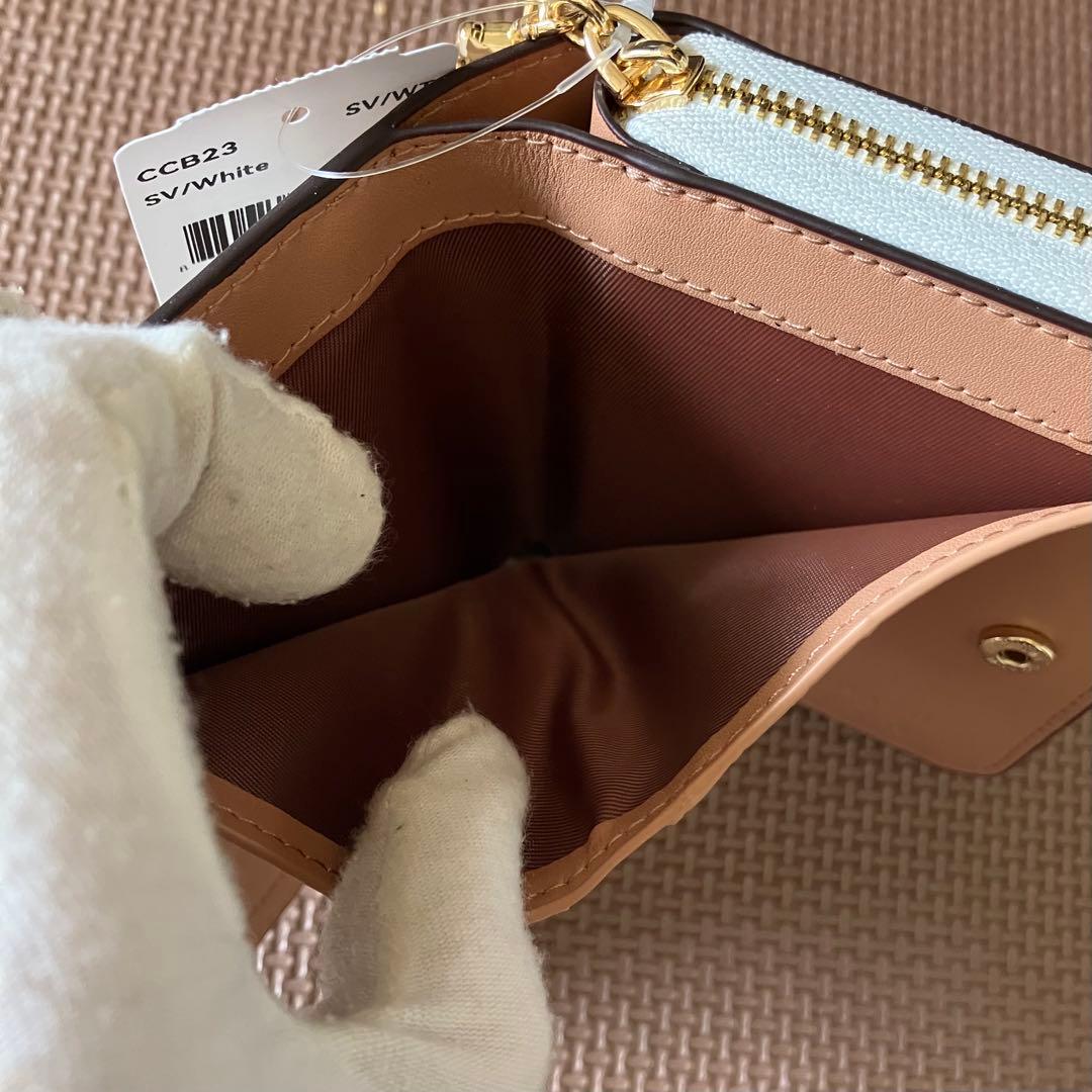 【大人気】【COACH X PEANUTS】ビルフォールド ウォレット チョーク