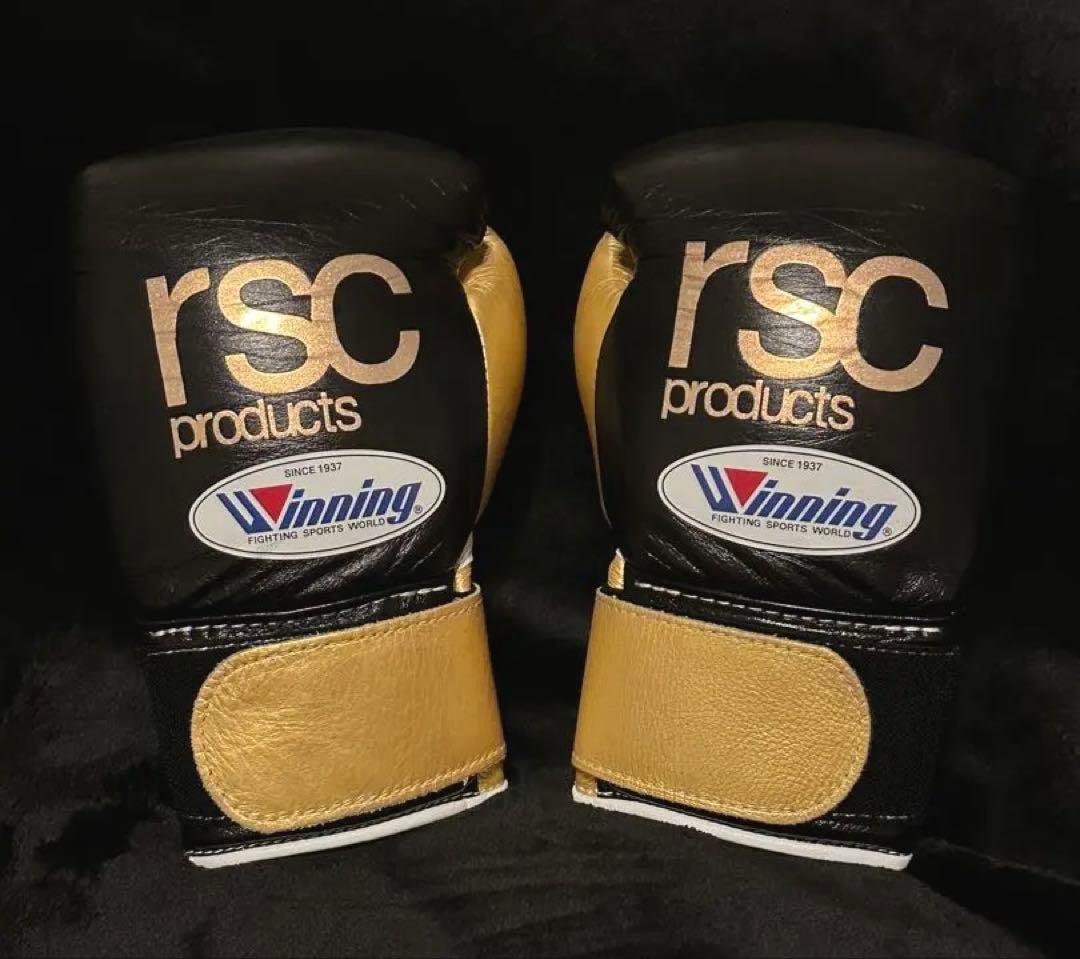 Winning RSC Products ボクシンググローブ 8oz 黒金