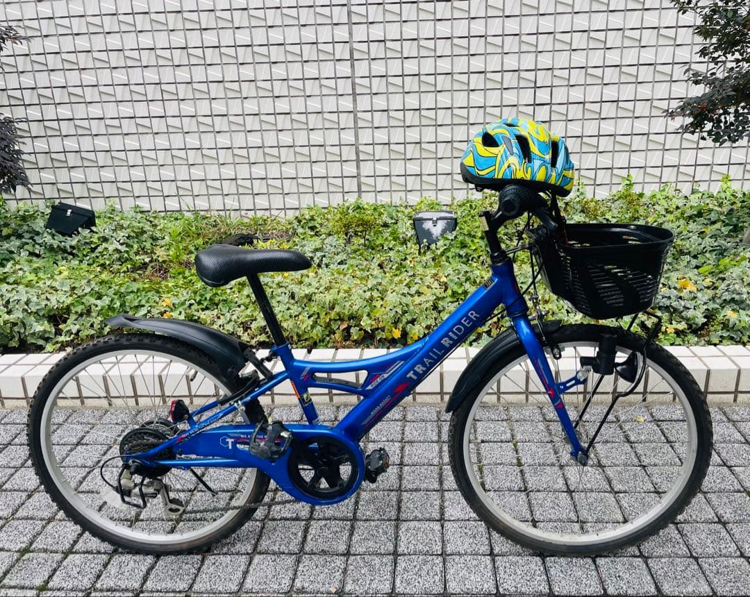 引取り限定　子供用自転車　ヘルメット付き　サカモトテクノ　外装6段変速24インチ