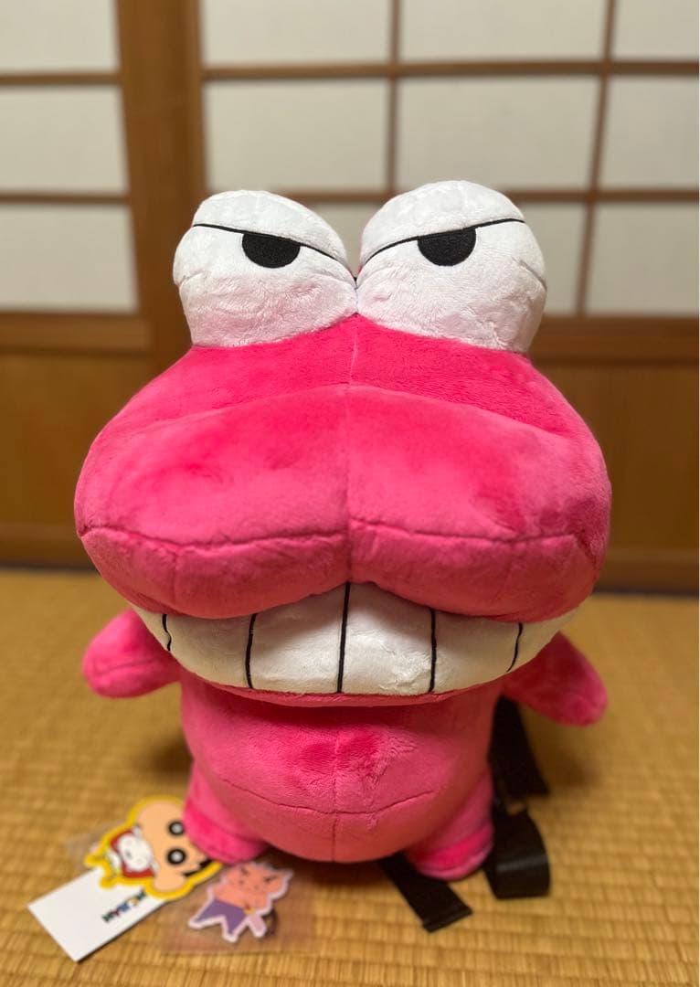 クレヨンしんちゃん　チョコビ　ワニ山さん　リュック　ぬいぐるみバッグ