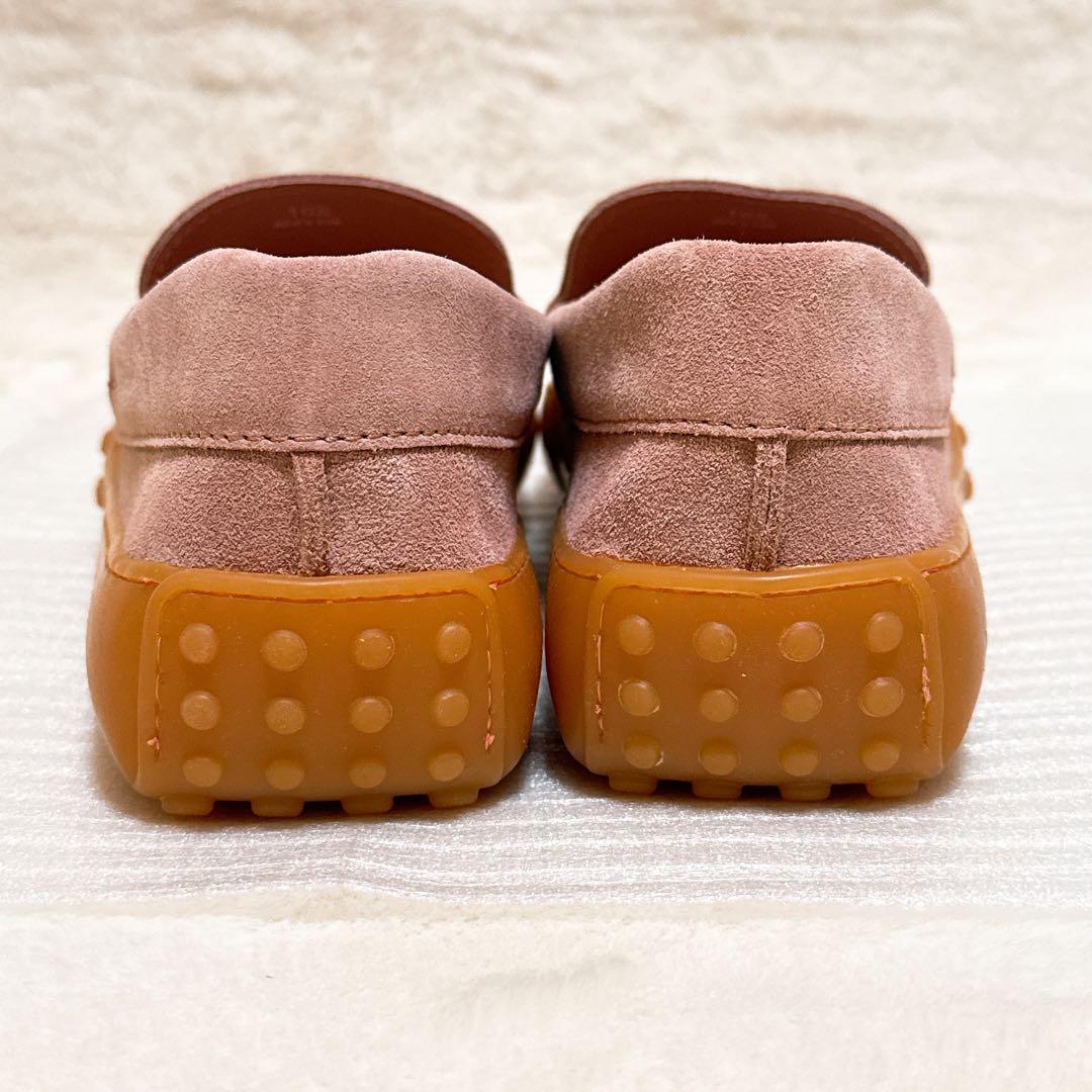 極美品✨ トッズ ゴンミーニ ドライビングシューズ 29cm スエード ピンク