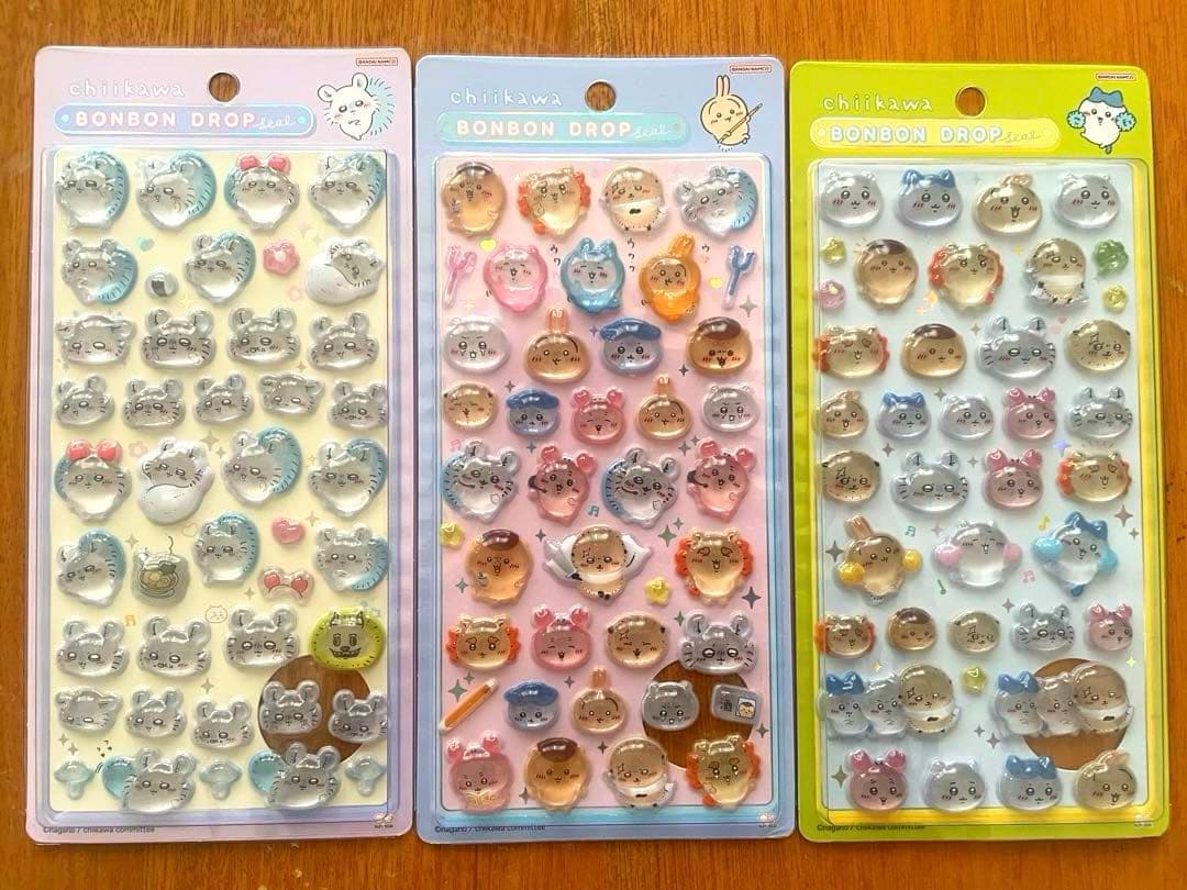 ちいかわ ボンボンドロップシール 3種各２セット