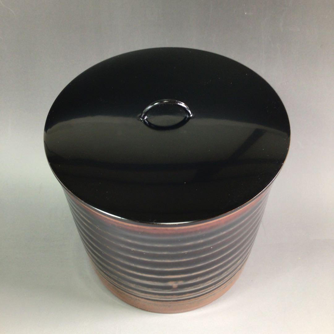 Ｒ４１４　水指　『加藤陶芳造』『大徳寺　松長剛山　箱書』『古瀬戸水指』　共箱