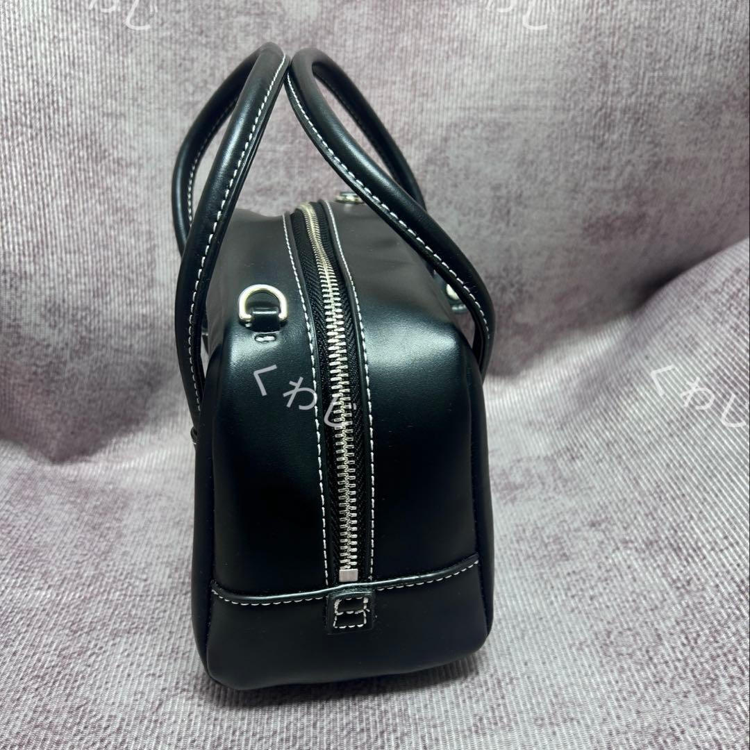 MARGESHERWOODソフトドットバッグ ヌバック ブラウン