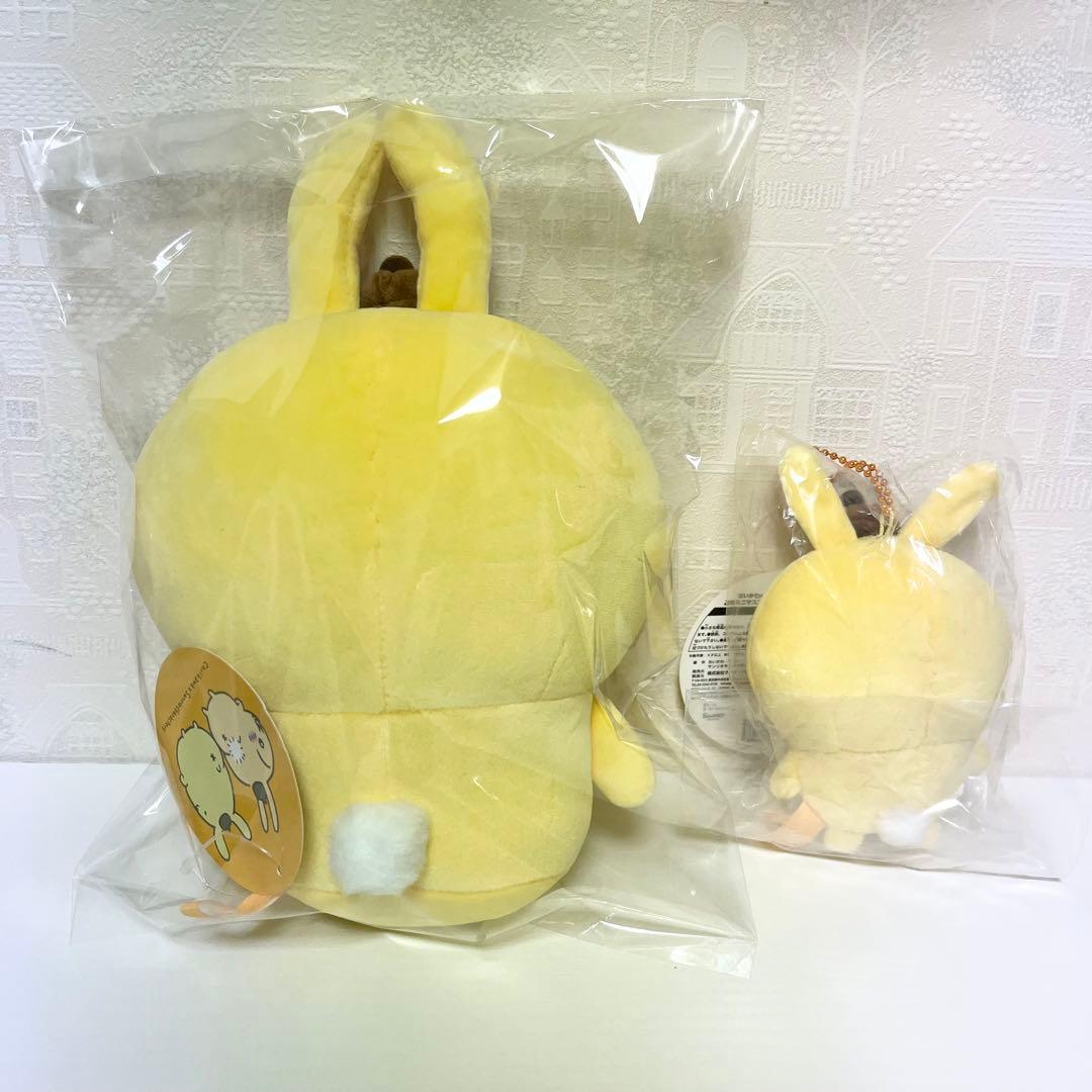 ちいかわ うさぎ ポムポムプリン ぬいぐるみ ストラップ サンリオコラボ