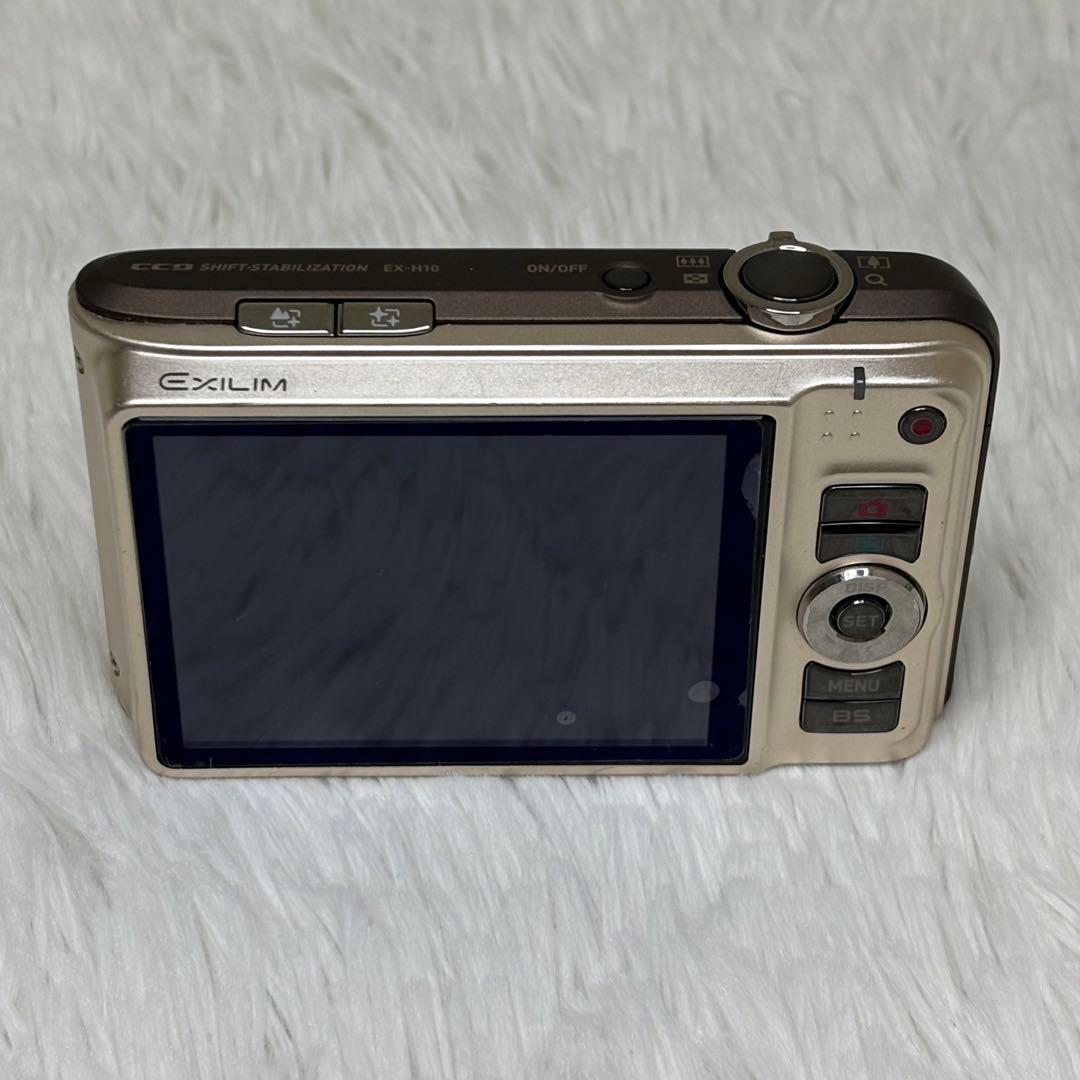 CASIO カメラ　エクシリム　EX-H10 ゴールド コンデジ　動作品