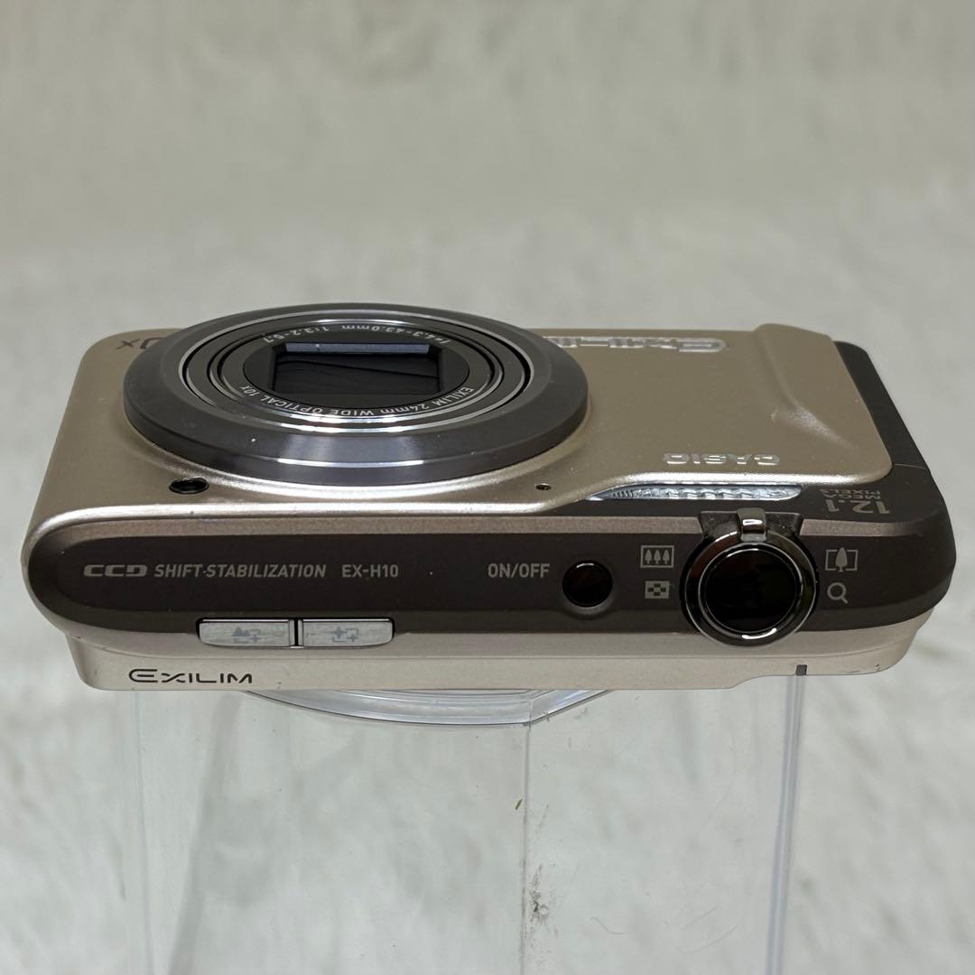 CASIO カメラ　エクシリム　EX-H10 ゴールド コンデジ　動作品