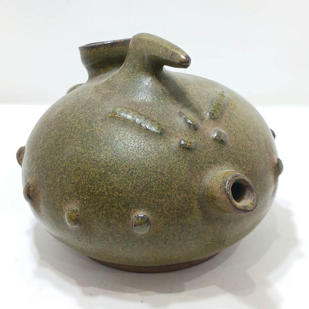 ZY83-2 中国 青磁 小壷 酒器 油壷　の