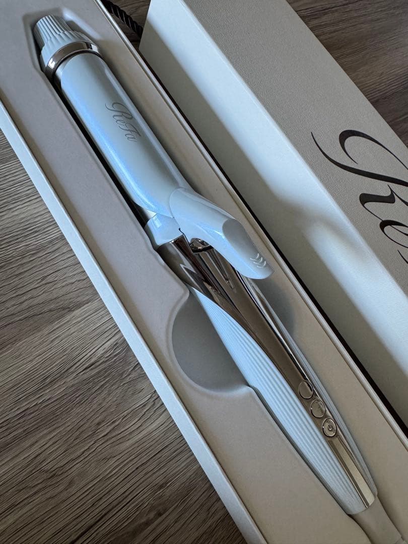 【新品未使用】ReFa カールヘアアイロン ホワイト 箱付き 保証書付き