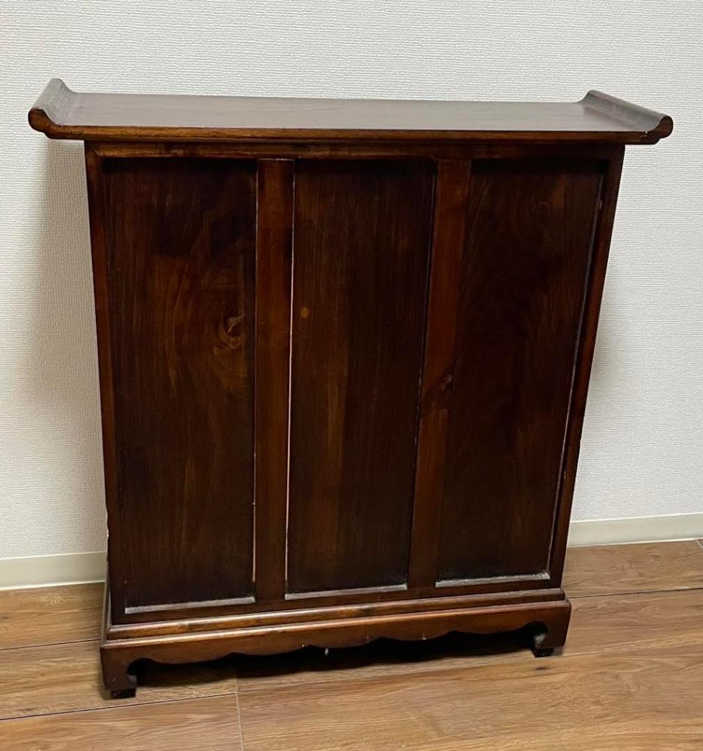 ：*）様 時代 李朝 真鍮金具 42杯 抽斗 薬箪笥 ヤクジャン 飾り棚 朝鮮棚