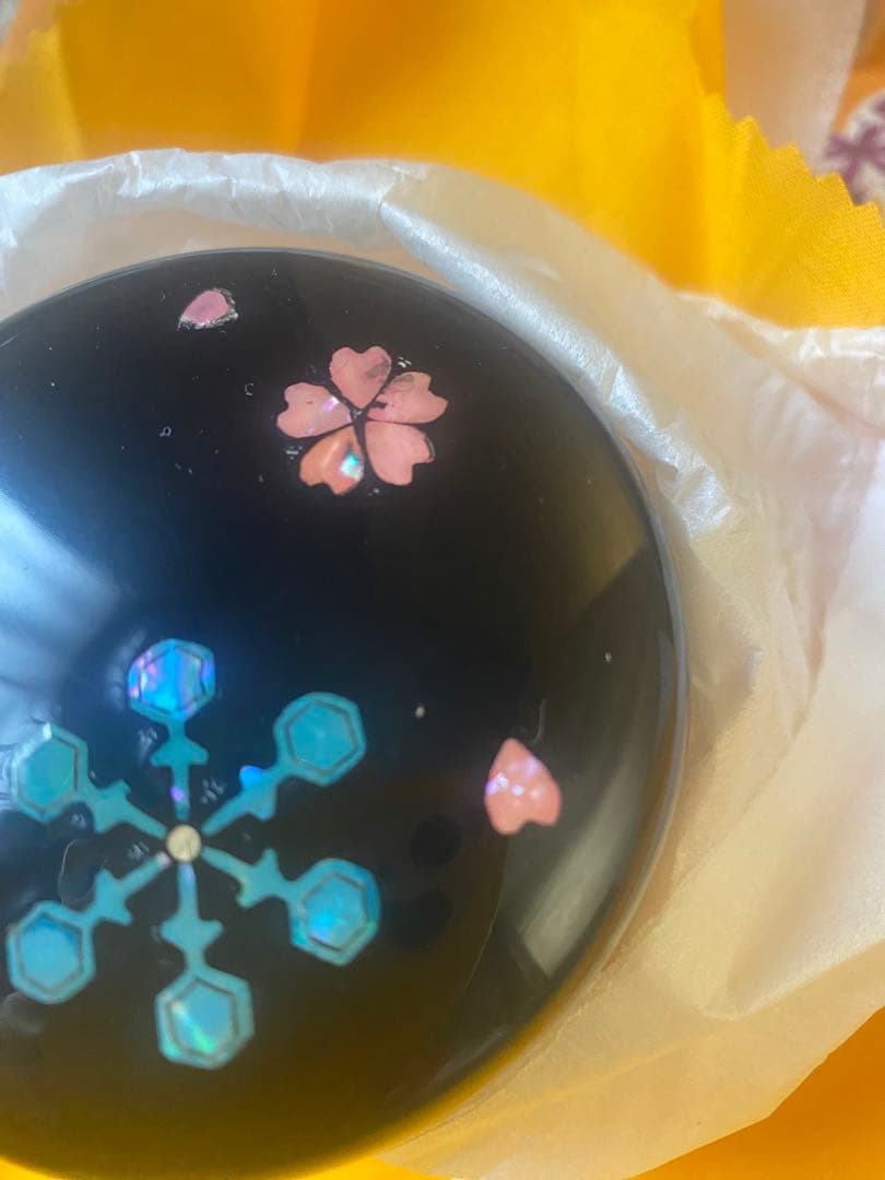 螺鈿　雪月花　棗　壱寿造　木箱入