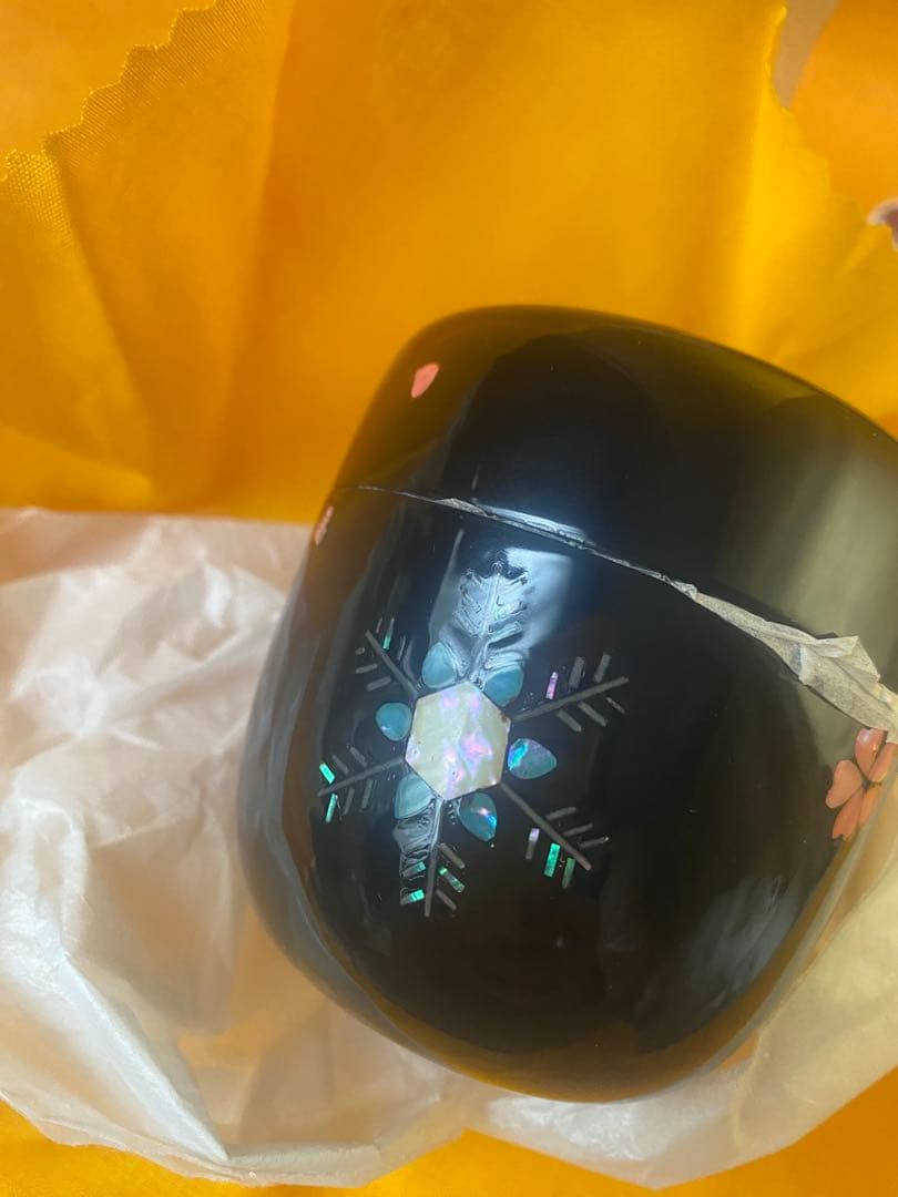 螺鈿　雪月花　棗　壱寿造　木箱入