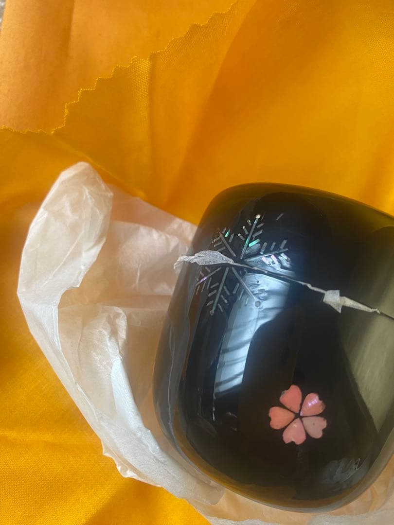 螺鈿　雪月花　棗　壱寿造　木箱入