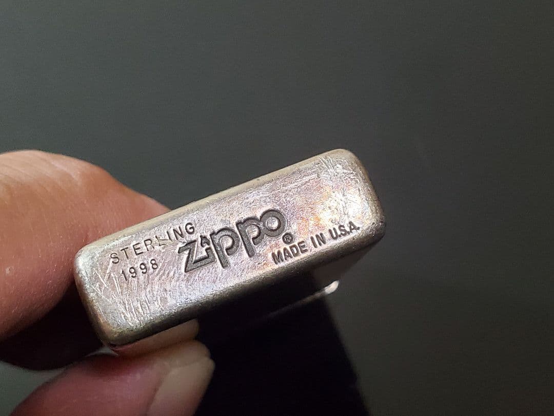 【シルバー925】スターリングシルバー　　1998年　Zippo　ジッポライター