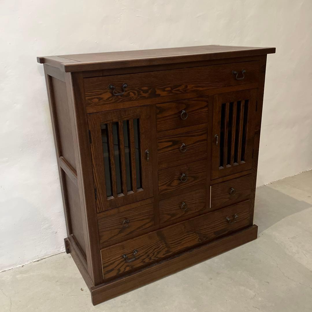 葉山ガーデン　チェスト　リビング収納　キャビネット　無垢家具 葉山家具