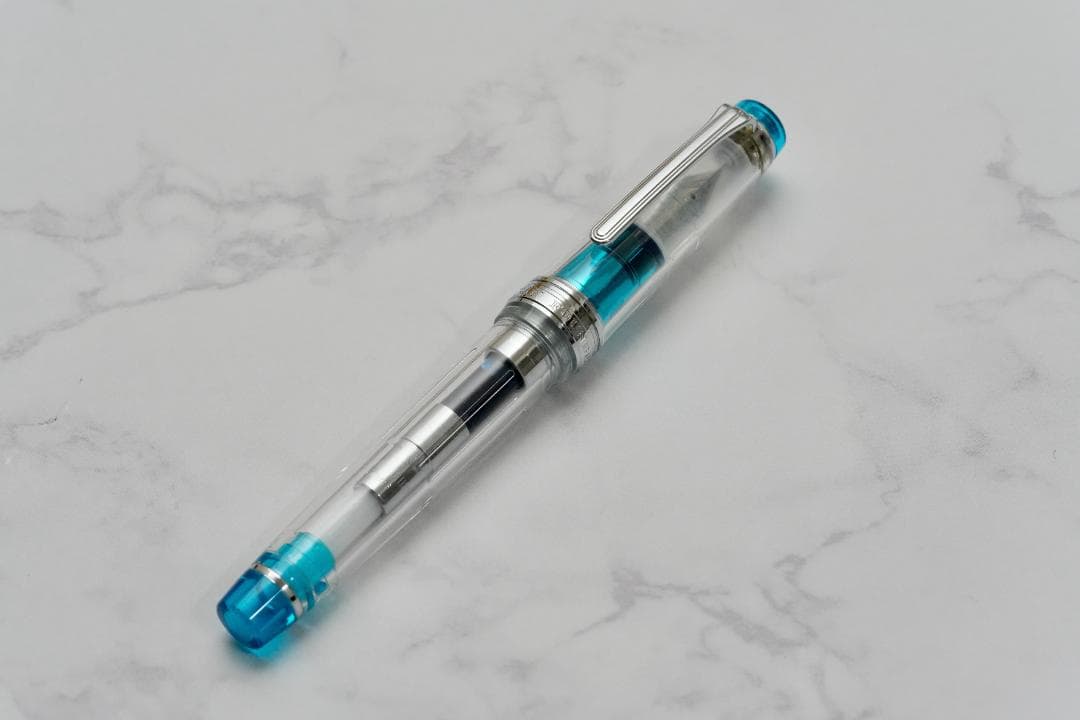 セーラー万年筆 プロフェッショナルギア スケルトン ターコイズ F 趣味の文具箱