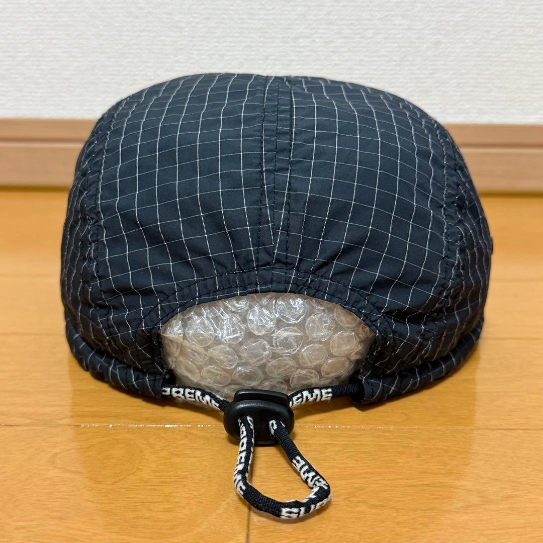 Supreme Contrast Ripstop Camp Cap 黒 18ss