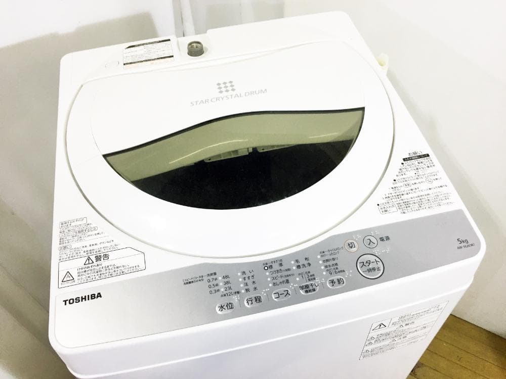 ★美品 中古★東芝 5㎏ 洗濯機【AW-5G6】G0NL
