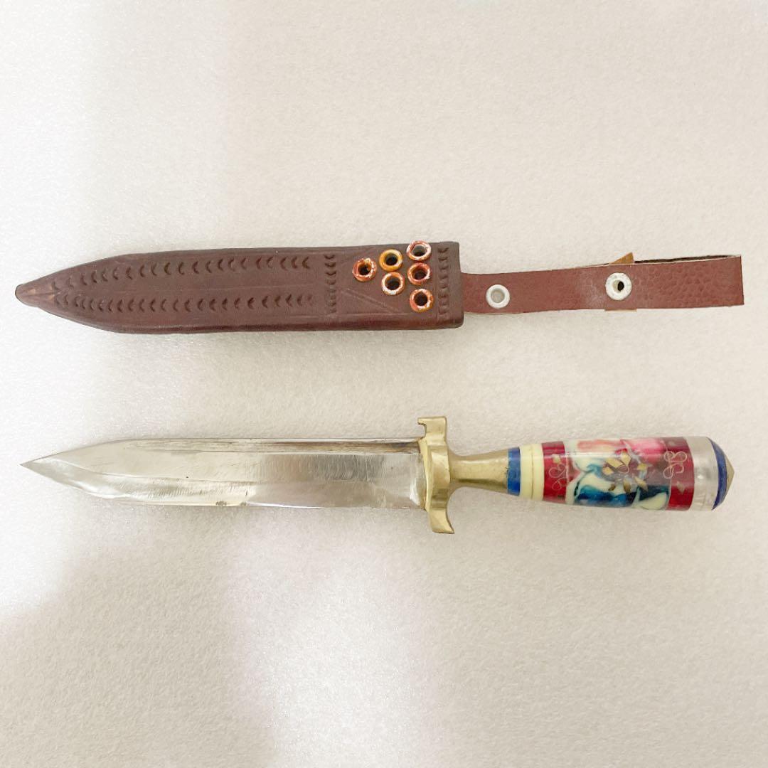 【レア！】中央アジア ウズベキスタン ウイグルナイフ 短刀 小刀