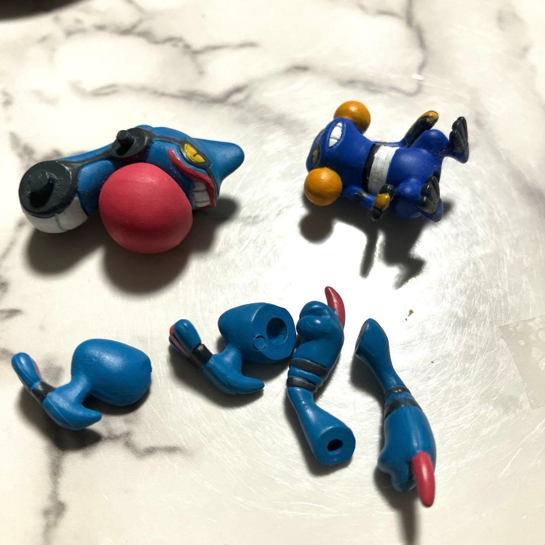 立体ポケモン図鑑 DP2 グレッグル ドクロッグ 当時物 希少レア