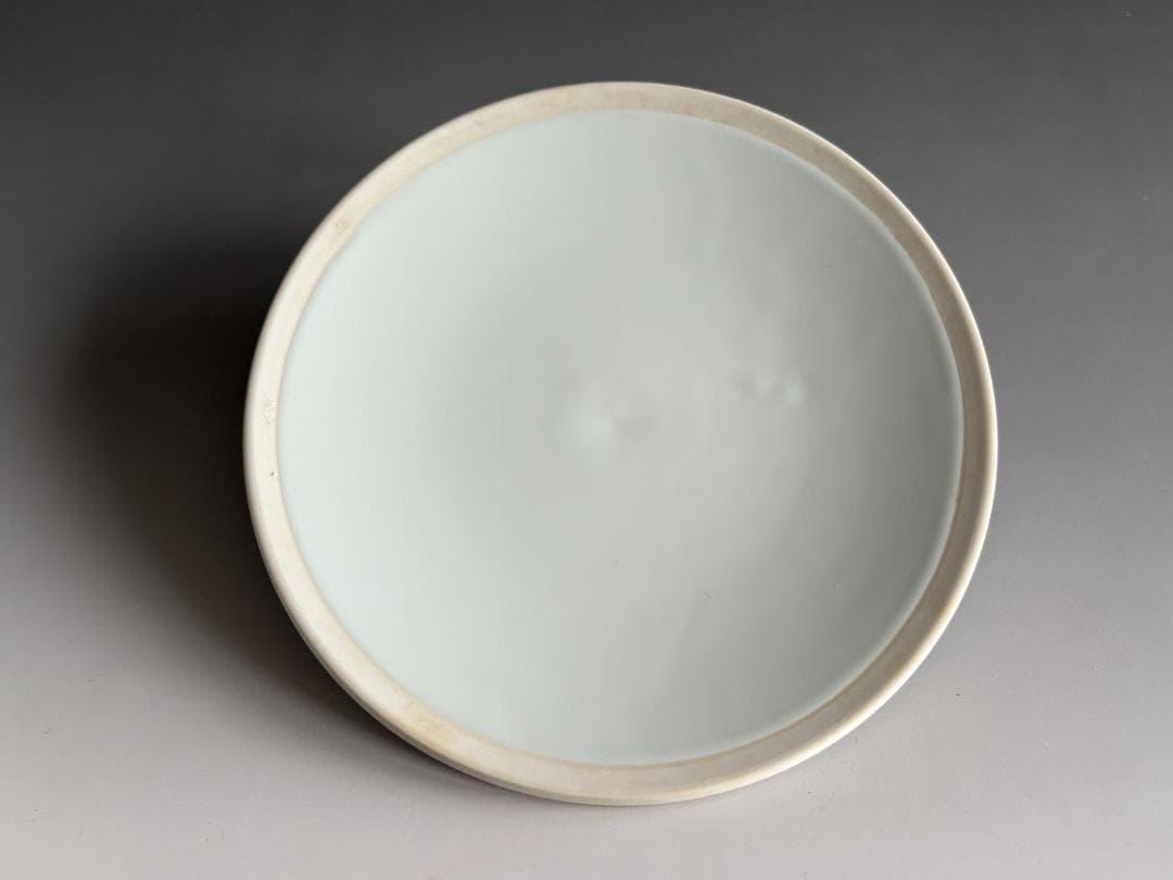 色絵丸紋　末広水指　平安秀峰　茶道具