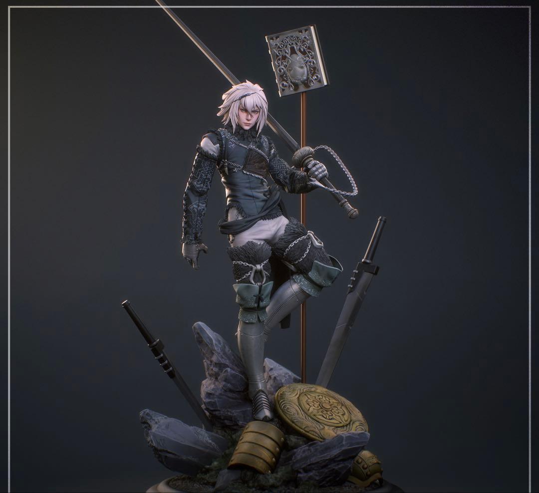 NIER 美男子　ガレージキット　ニーア　ガレキ　未塗装未組立　1/7スケール