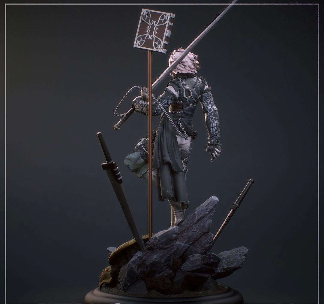 NIER 美男子　ガレージキット　ニーア　ガレキ　未塗装未組立　1/7スケール