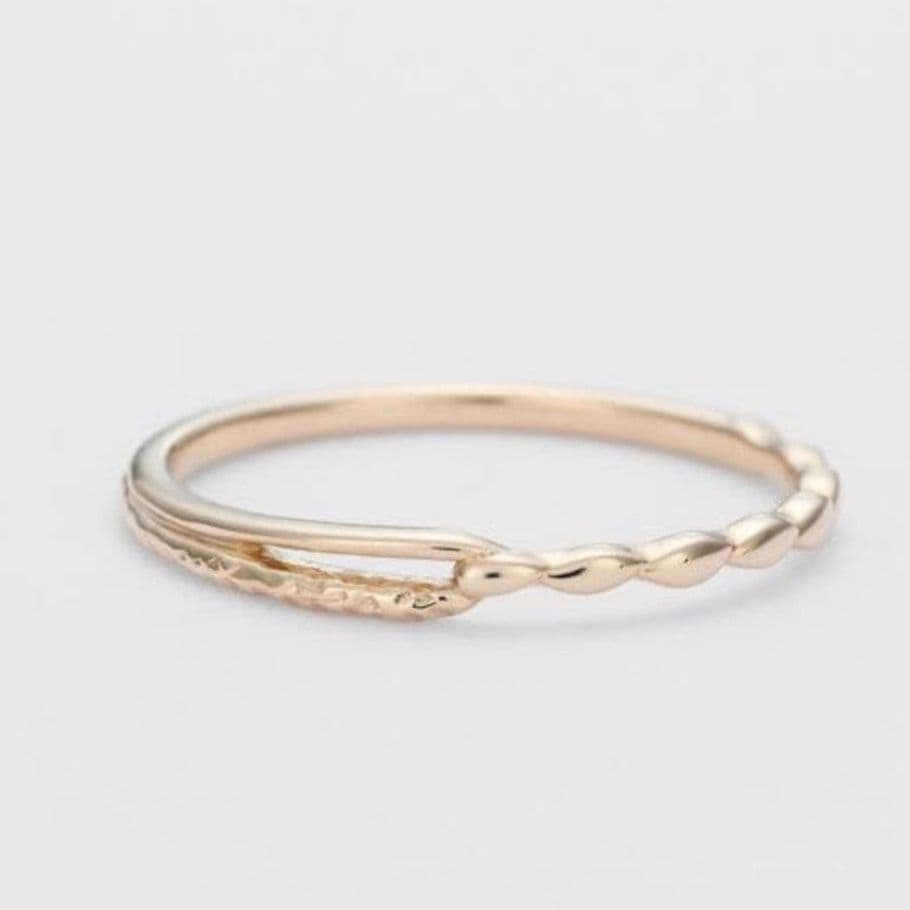 【美品】ageteアガット K5 リング 9号 シンプルリング 箱付き