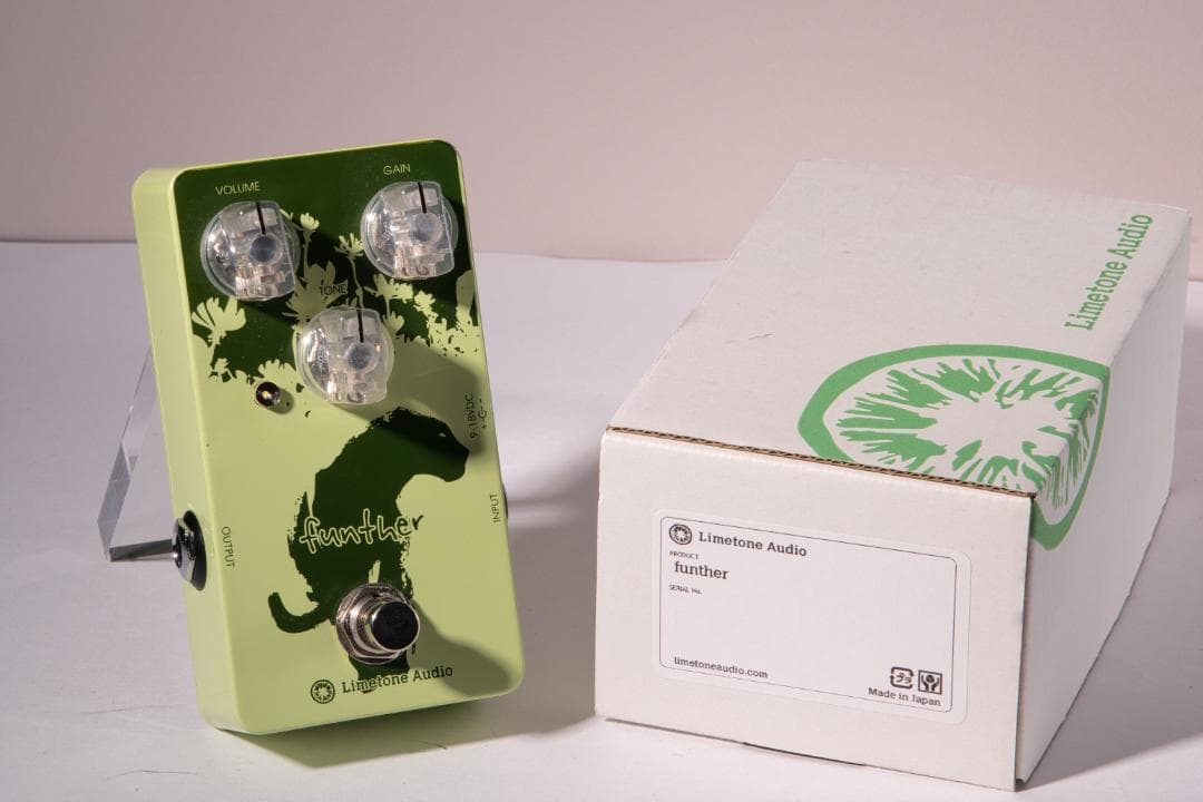 funther／Limetone Audio｜ローゲインオーバードライブペダル