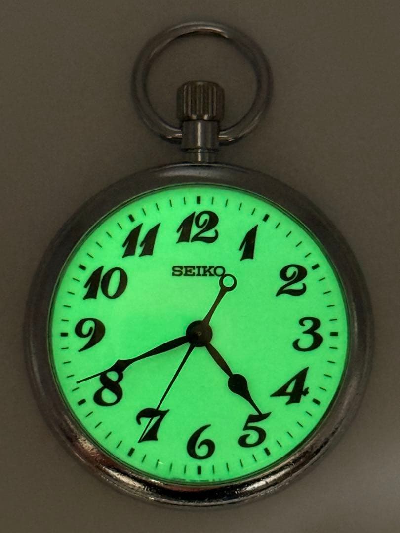 sirufa SEIKO JR 懐中時計　鉄道　ルミブライト　動作品　A