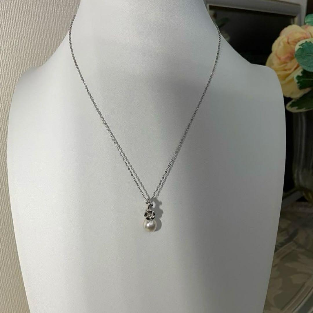 ギンザ・タナカ ブローチ 白蝶真珠 入学式 卒業式 検索用-あこや真珠-ミキモト