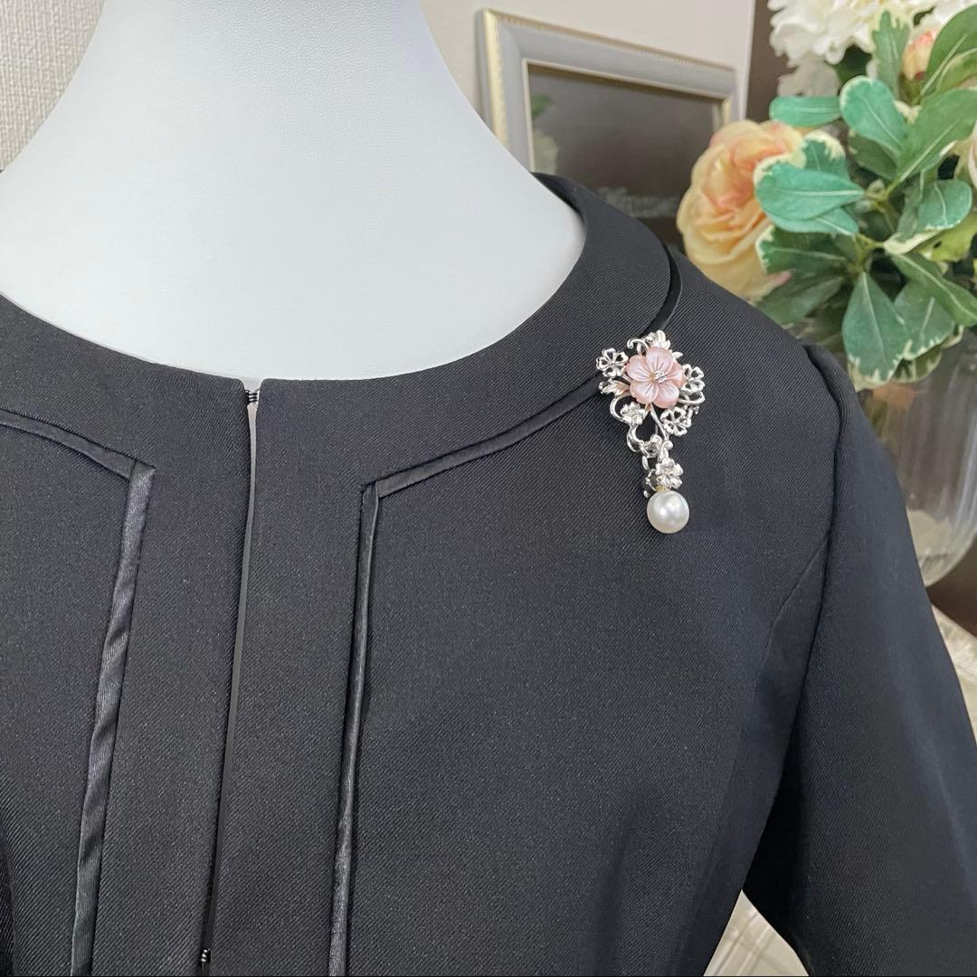 ギンザ・タナカ ブローチ 白蝶真珠 入学式 卒業式 検索用-あこや真珠-ミキモト