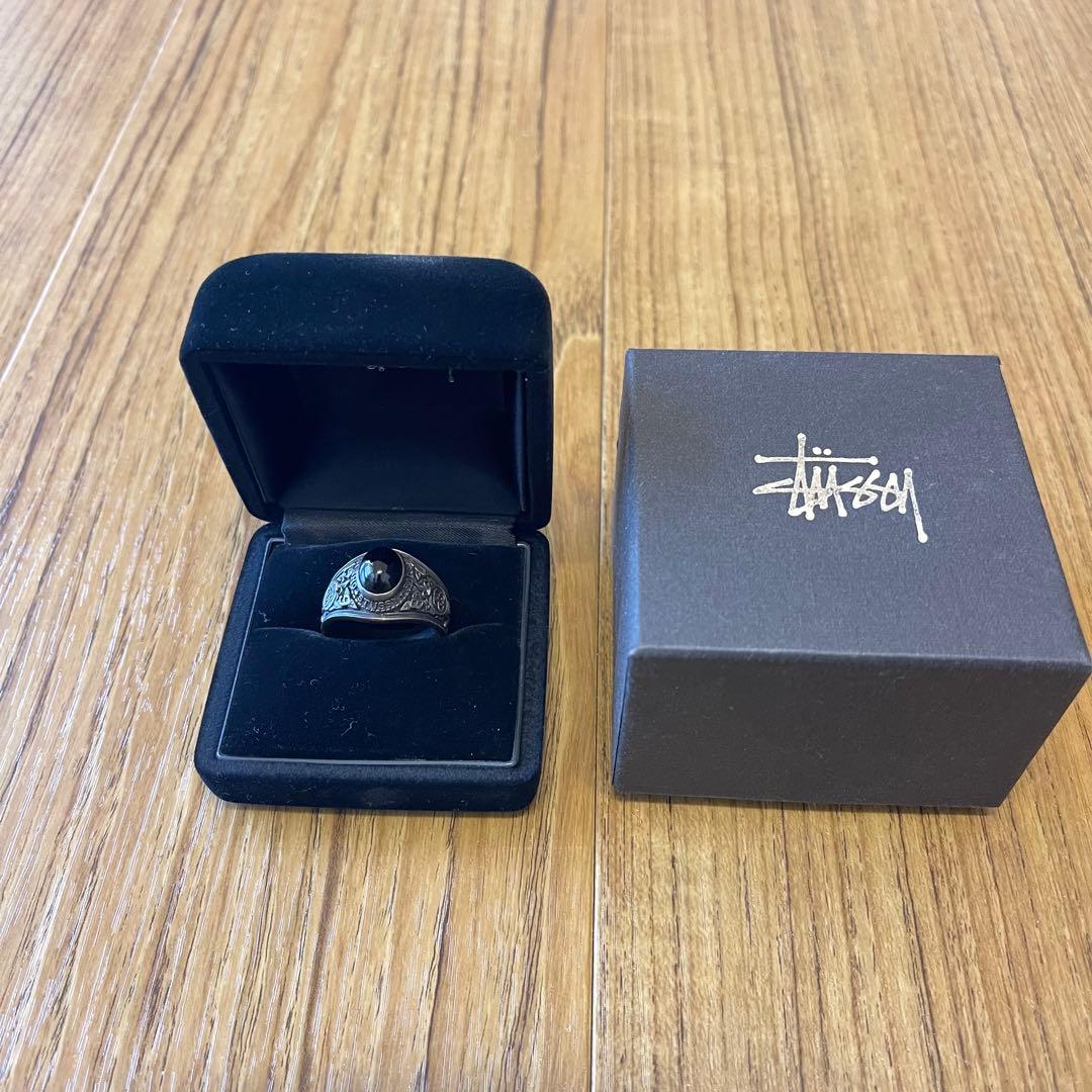 超希少！STUSSY x JAM  MADE RING オニキス