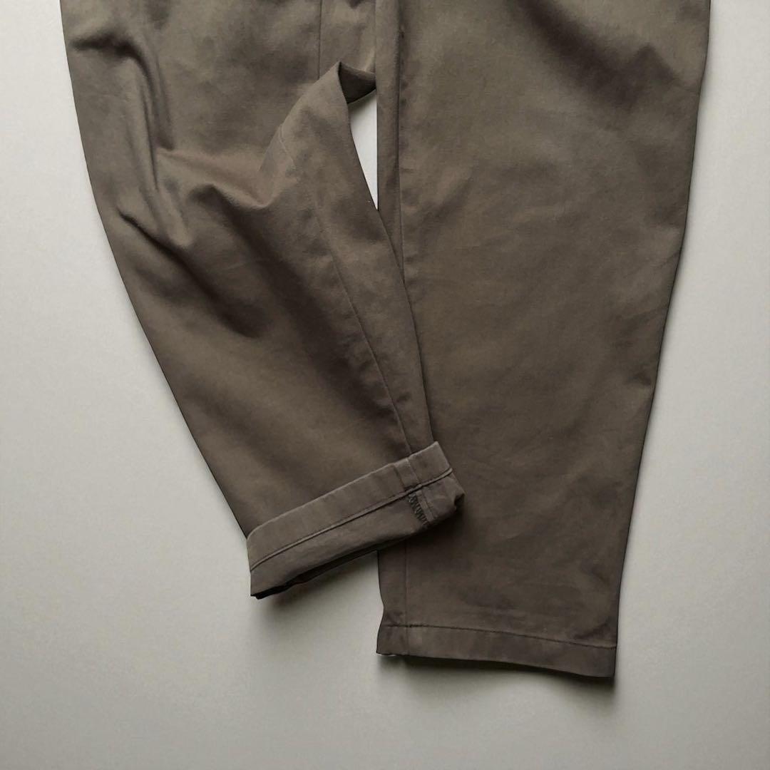 美品 THE GIGI ザ ジジ 上質コットン 1プリーツ ワイドパンツ 48