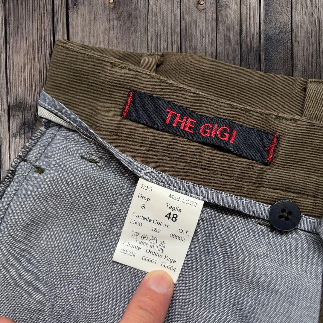 美品 THE GIGI ザ ジジ 上質コットン 1プリーツ ワイドパンツ 48