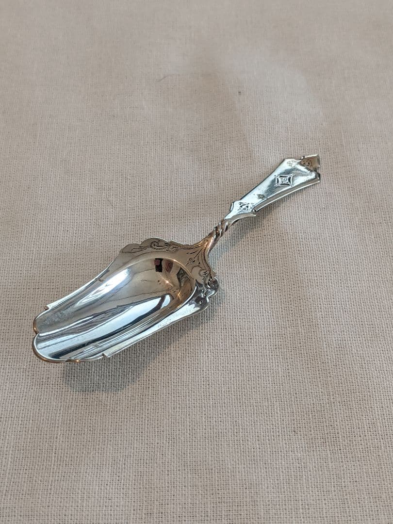 銀 スプーン ティー キャディー シルバー アンティーク 銀器