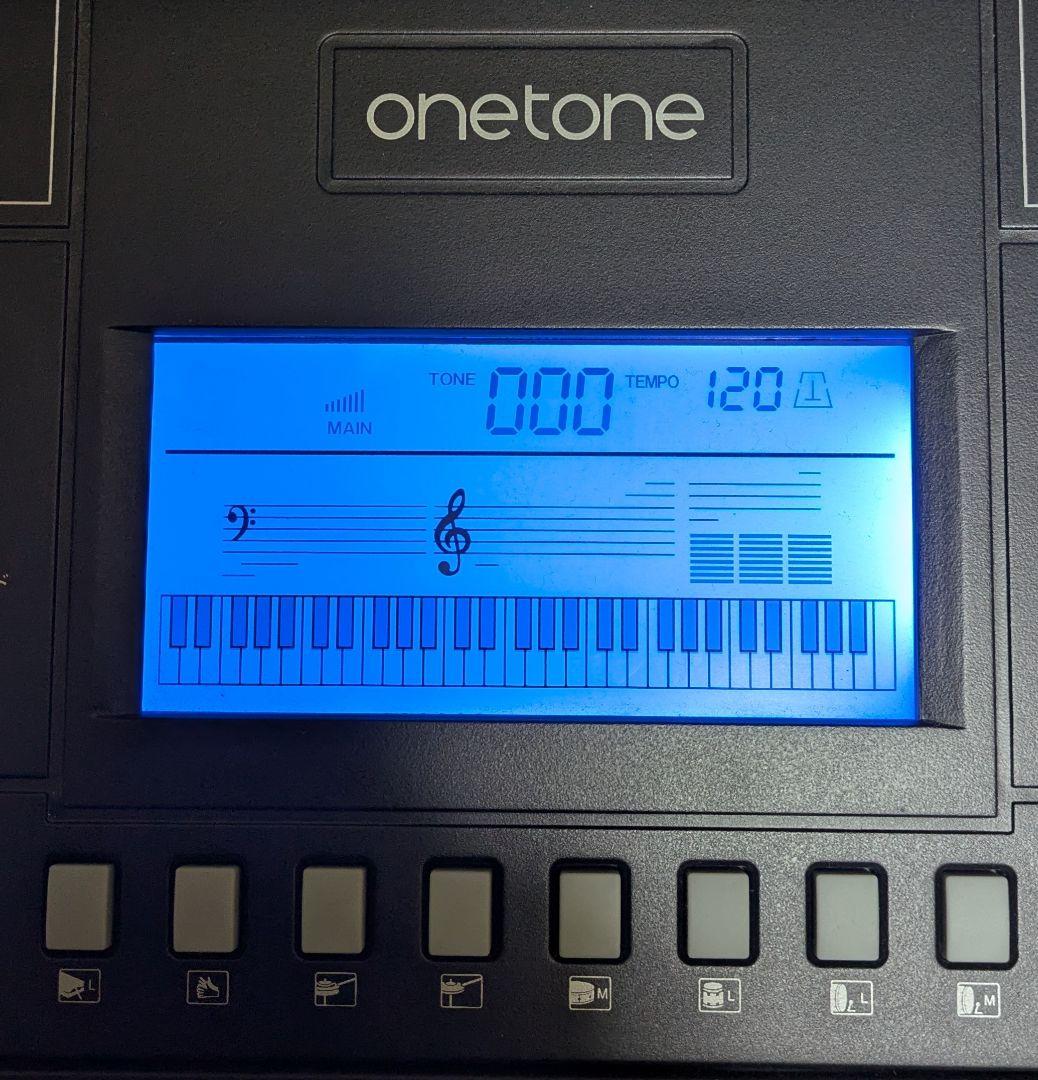 キーボード ONETONE OTK-61 電子ピアノ 61鍵 譜面台 スタンド付