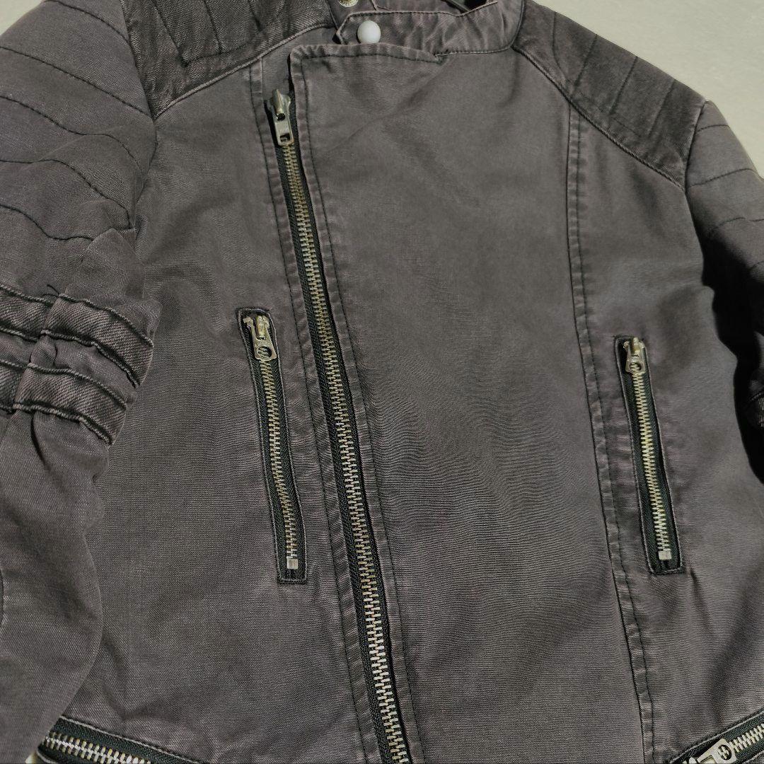 希少【 ラルフローレン 】✦ シングル ライダース ジャケット コットン Ｍ相当